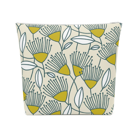 South African Protea Cotton Cosmetic Bag