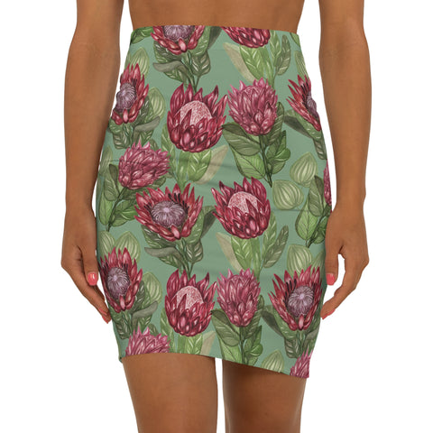 South African Protea Women's Mini Skirt