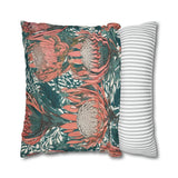 South African Protea Spun Polyester Pillowcase -Pillow not included