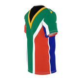 South African Flag Unisex Cut & Sew Tee