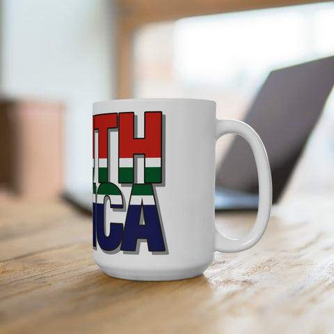 Copy of South African Flag Ceramic Mug 15oz - Dispatched from USA