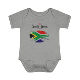 Short-sleeved Baby Bodysuit Love South Africa Baby Bok Babygrow - Shipped from the USA