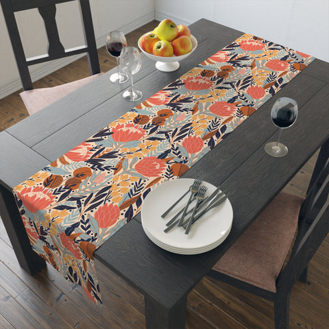 Table Runner (Cotton, Poly)South African Protea