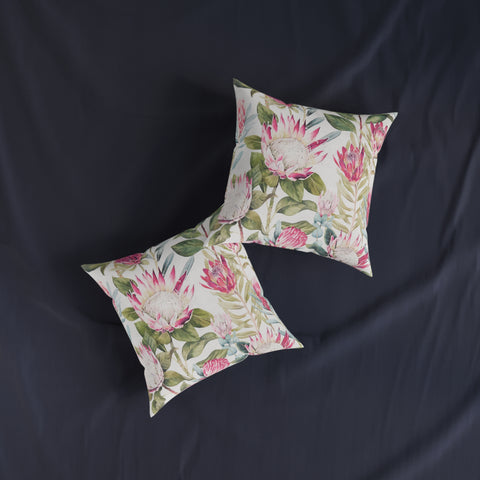 South African Protea Square Pillow