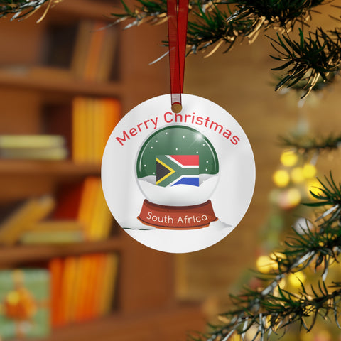 South African Christmas Metal Ornaments