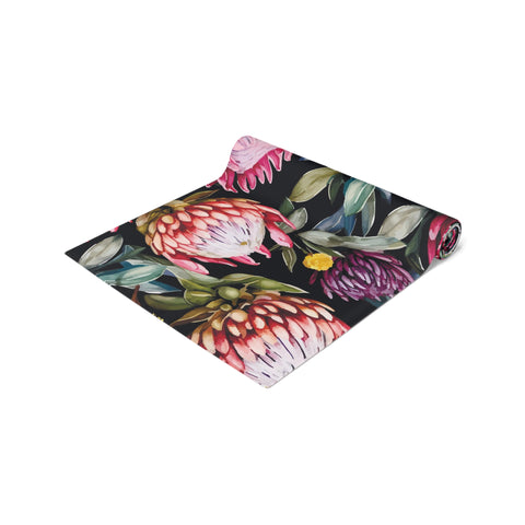 Protea South Africa Table Runner (Cotton, Poly)South African Protea Table decoration, African decor