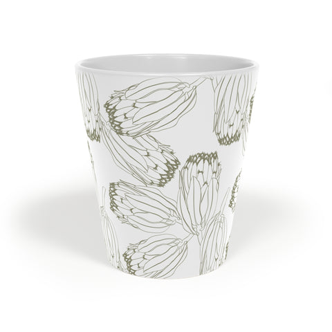 Latte Mug, 12oz Protea