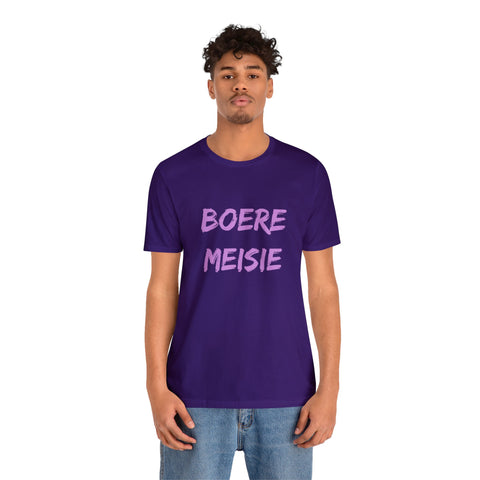 Boere Meisie South African Unisex Jersey Short Sleeve Tee Afrikaans