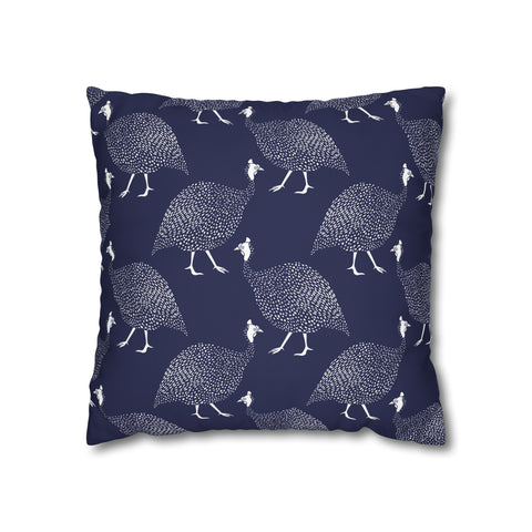 South African Guniefowl Spun Polyester Pillowcase - Shipped from UK/USA/AUS