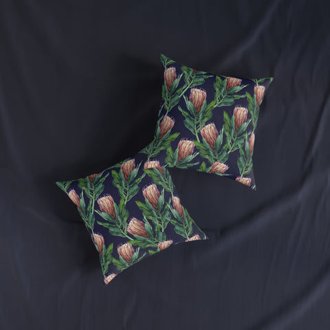 South African Protea Square Pillow