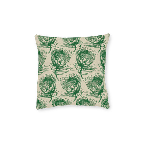 South African Protea Square Pillow