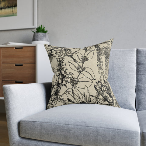 South African Protea Square Pillow