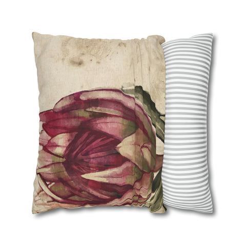 South African Protea Pillowcase Cover only - no filling is included