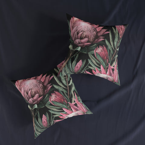 South African Protea Square Pillow