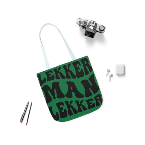 South African Afrikaans Lekker man Lekker Polyester Canvas Tote Bag (AOP)