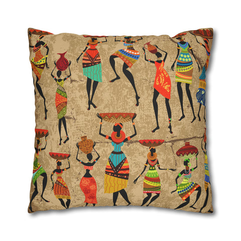 African Ladies Pillowcase Cover only - no filling is included