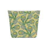 South African Protea Cotton Cosmetic Bag