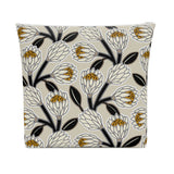 South African Protea Cotton Cosmetic Bag