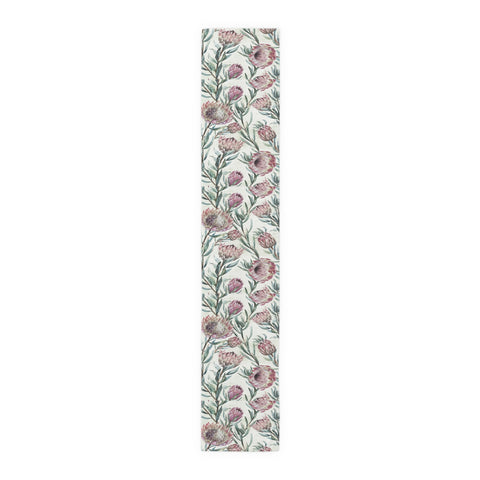 Protea South Africa Table Runner (Cotton, Poly)South African Protea Table decoration, African decor