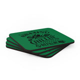 South African Braaing Corkwood Coaster Set