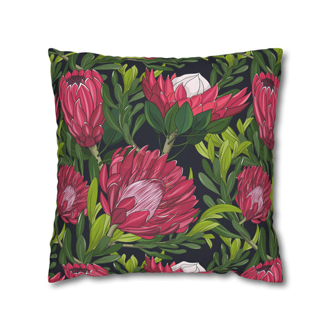 South African Protea Pillowcase Cover only - no filling is included