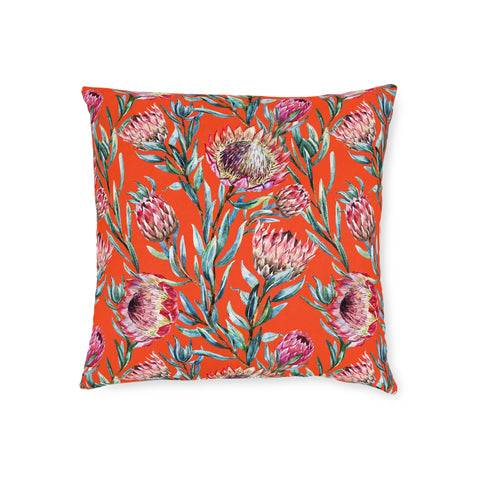 South African Protea Square Pillow