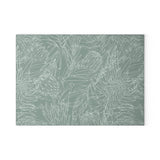 Glass Cutting Board South African Protea