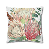 South African Protea Pillowcase Cover only - no filling is included