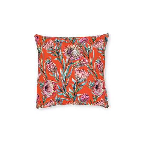 South African Protea Square Pillow