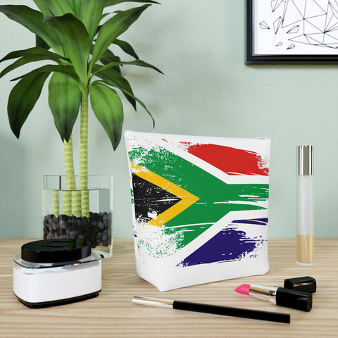 Cotton Cosmetic Bag South African Flag