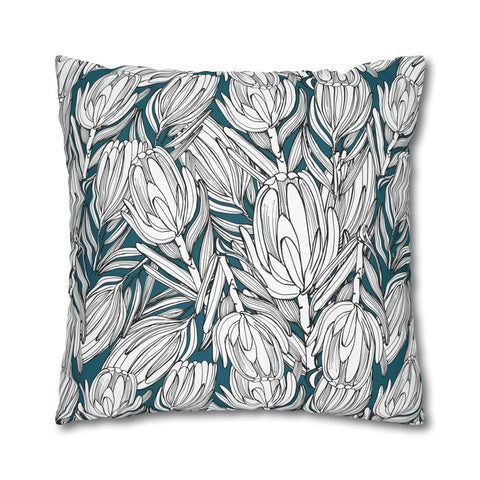 South African Protea Pillowcase Cover only - no filling is included