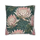 South African Protea Spun Polyester Pillowcase -Pillow not included