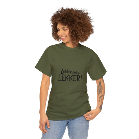 Lekker Man Afrikaans t-shirt Unisex Heavy Cotton Tee