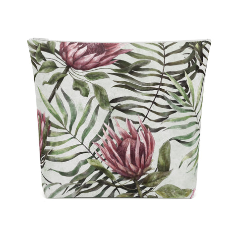 Cotton Cosmetic Bag South Africa Protea