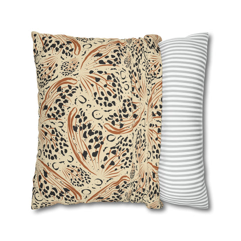 African abstract Leopard print Pillowcase Cover only - no filling is included