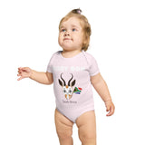 Baby Bokkie Short-sleeved Baby Bodysuit South Africa Babygrow Short Sleeve Baby Bodysuit