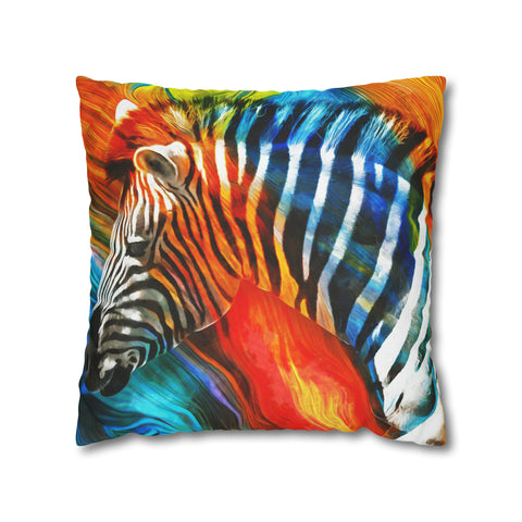 African Zebra Pillowcase Cover only - no filling is included