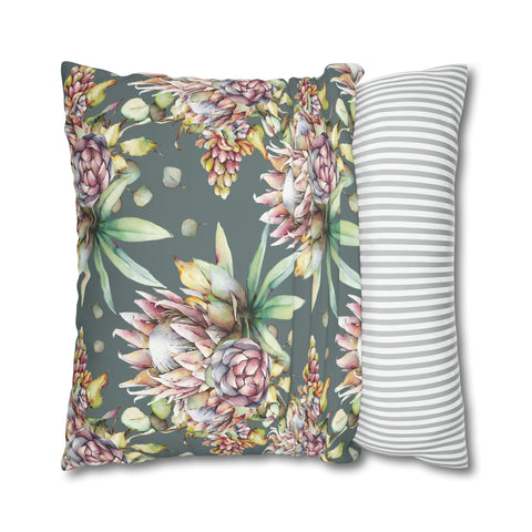 South African Protea Spun Polyester Pillowcase