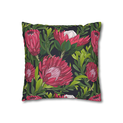 South African Protea Pillowcase Cover only - no filling is included