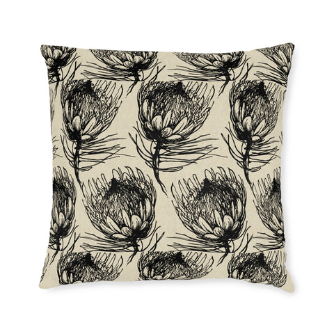 South African Protea Square Pillow