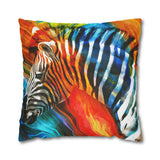 African Zebra Pillowcase Cover only - no filling is included