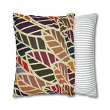 South African abstract leaves and design Pillowcase Cover only - no filling is included