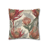 South African Protea Spun Polyester Pillowcase -Pillow not included