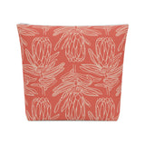 South African Protea Cotton Cosmetic Bag