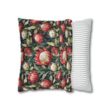 South African Protea Spun Polyester Pillowcase - Shipped from UK/USA/AUS