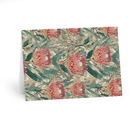 South African Protea Greeting Cards (5 Pack)