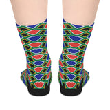 South African Flag Mid-length Socks