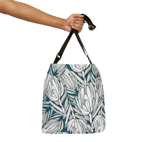 South African  Protea Tote bag African print design Protea Adjustable