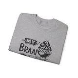 My Braai my rules South African Unisex Heavy Blend™ Crewneck Sweatshirt