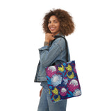 South African Protea Polyester Canvas Tote Bag